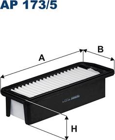 Filtron AP 173/5 - Повітряний фільтр autocars.com.ua