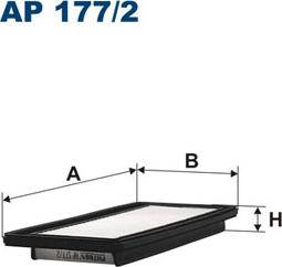 Filtron AP177/2 - Повітряний фільтр autocars.com.ua