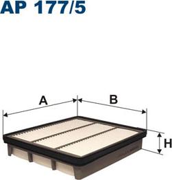 Filtron AP177/5 - Повітряний фільтр autocars.com.ua