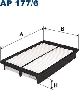 Filtron AP177/6 - Воздушный фильтр avtokuzovplus.com.ua
