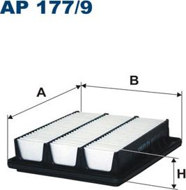 Filtron AP177/9 - Воздушный фильтр avtokuzovplus.com.ua