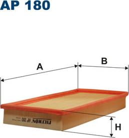 Filtron AP180 - Повітряний фільтр autocars.com.ua