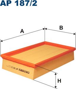 Filtron AP187/2 - Повітряний фільтр autocars.com.ua