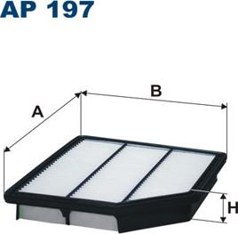 Filtron AP197 - Воздушный фильтр avtokuzovplus.com.ua