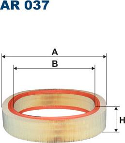 Filtron AR037 - Воздушный фильтр avtokuzovplus.com.ua