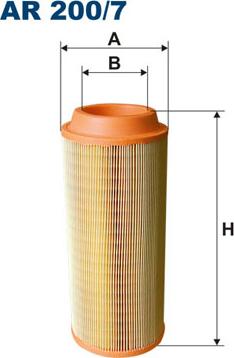 Filtron AR200/7 - Повітряний фільтр autocars.com.ua