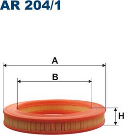 Filtron AR204/1 - Воздушный фильтр autodnr.net