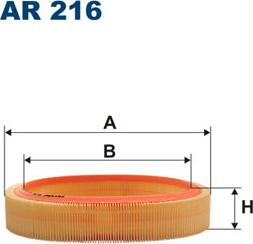 Filtron AR216 - Повітряний фільтр autocars.com.ua