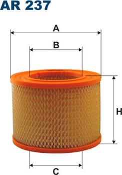 Filtron AR237 - Повітряний фільтр autocars.com.ua