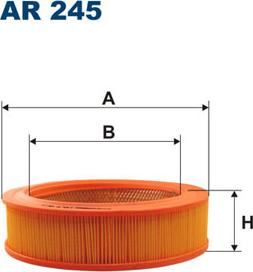 Filtron AR245 - Повітряний фільтр autocars.com.ua