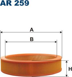 Filtron AR259 - Повітряний фільтр autocars.com.ua