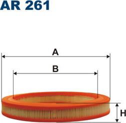 Filtron AR261 - Повітряний фільтр autocars.com.ua