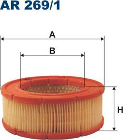 Filtron AR269/1 - Повітряний фільтр autocars.com.ua