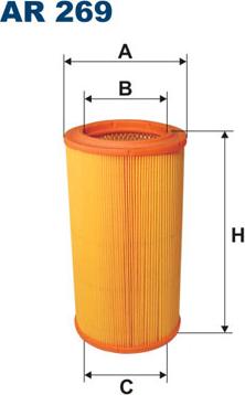 Filtron AR269 - Повітряний фільтр autocars.com.ua