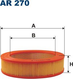 Filtron AR270 - Повітряний фільтр autocars.com.ua