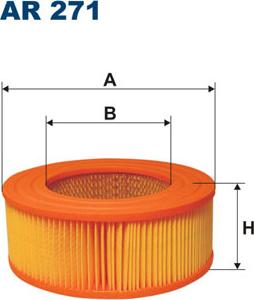 Filtron AR271 - Повітряний фільтр autocars.com.ua