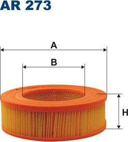 Filtron AR273 - Повітряний фільтр autocars.com.ua