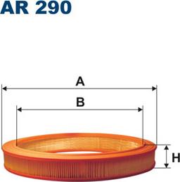 Filtron AR290 - Повітряний фільтр autocars.com.ua