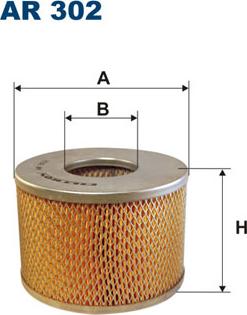 Filtron AR302 - Повітряний фільтр autocars.com.ua