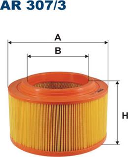 Filtron AR307/3 - Повітряний фільтр autocars.com.ua