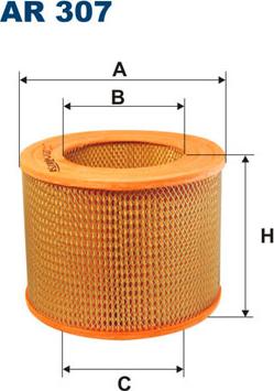 Filtron AR307 - Повітряний фільтр autocars.com.ua