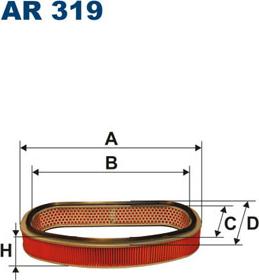 Filtron AR319 - Воздушный фильтр avtokuzovplus.com.ua