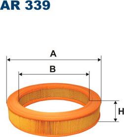 Filtron AR339 - Повітряний фільтр autocars.com.ua