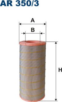 Filtron AR350/3 - Повітряний фільтр autocars.com.ua