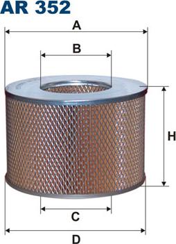 Filtron AR352 - Повітряний фільтр autocars.com.ua