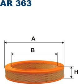 Filtron AR363 - Повітряний фільтр autocars.com.ua