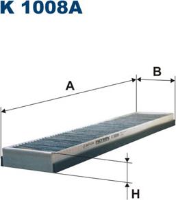 Filtron K1008A - Фильтр воздуха в салоне avtokuzovplus.com.ua