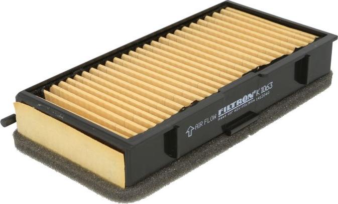 Filtron K1063 - Фільтр, повітря у внутрішній простір autocars.com.ua