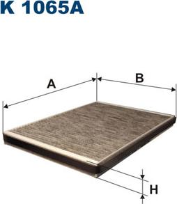 Filtron K1065A - Фільтр, повітря у внутрішній простір autocars.com.ua