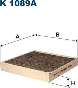 Filtron K1089A - Фільтр, повітря у внутрішній простір autocars.com.ua