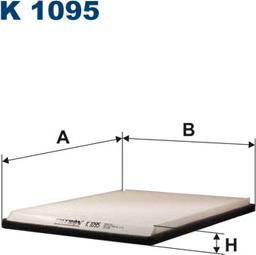 Filtron K1095 - Фильтр воздуха в салоне avtokuzovplus.com.ua