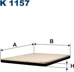 Filtron K1157 - Фильтр воздуха в салоне avtokuzovplus.com.ua