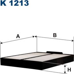 Filtron K1213 - Фільтр, повітря у внутрішній простір autocars.com.ua