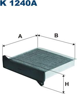 Filtron K1240A - Фильтр воздуха в салоне autodnr.net