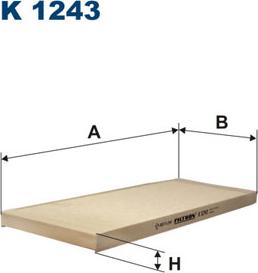 Filtron K1243 - Фильтр воздуха в салоне autodnr.net