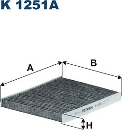 Filtron K1251A - Фильтр воздуха в салоне avtokuzovplus.com.ua