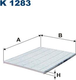 Filtron K1283 - Фільтр, повітря у внутрішній простір autocars.com.ua