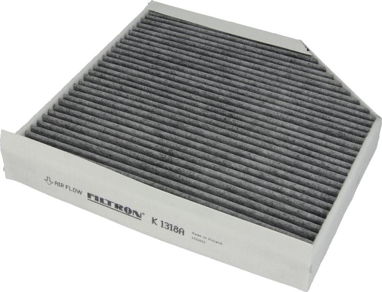 Filtron K1318A - Фільтр, повітря у внутрішній простір autocars.com.ua