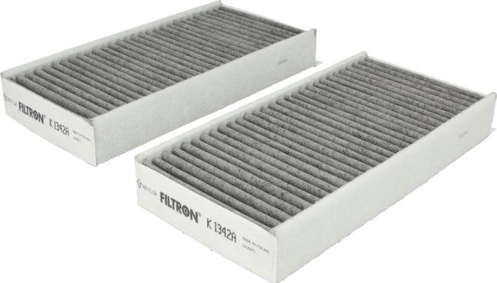 Filtron K1342A-2x - Фільтр, повітря у внутрішній простір autocars.com.ua
