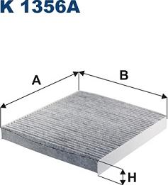 Filtron K 1356A - Фильтр воздуха в салоне avtokuzovplus.com.ua