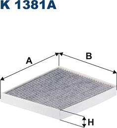 Filtron K 1381A - Фильтр воздуха в салоне avtokuzovplus.com.ua