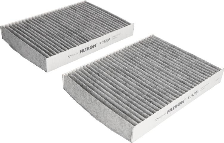 Filtron K 1428A-2x - Фільтр, повітря у внутрішній простір autocars.com.ua