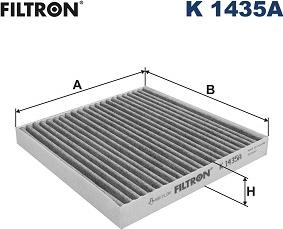 Filtron K 1435A - Фильтр воздуха в салоне avtokuzovplus.com.ua