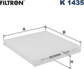 Filtron K 1435 - Фільтр, повітря у внутрішній простір autocars.com.ua