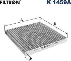 Filtron K 1459A - Фільтр, повітря у внутрішній простір autocars.com.ua
