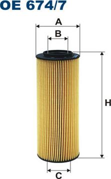 Filtron OE674/7 - Масляний фільтр autocars.com.ua